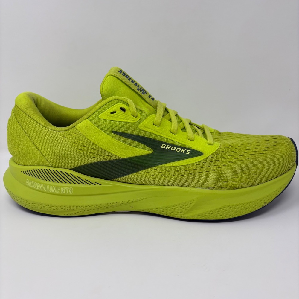 Brooks Adrenaline GTS 24 Men's Size 10.5 Yellow Running Shoes (1104371D336)